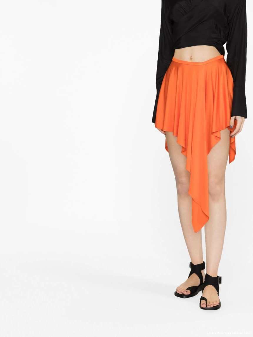 Affordable skirt McCartney draped Women Stella asymmetric 0323